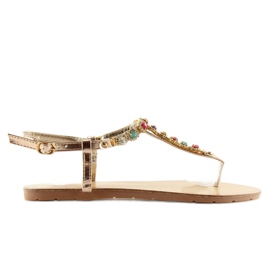Chanclas rosa champagne H8-70 rosado 6