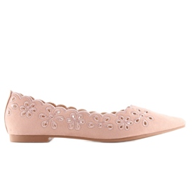 Bailarinas con estampado calado rosa IT-29 Pink rosado 5