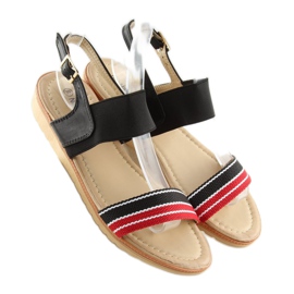Sandalias mujer negras J1024-A4 negro 6
