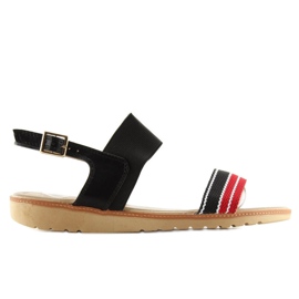 Sandalias mujer negras J1024-A4 negro 3