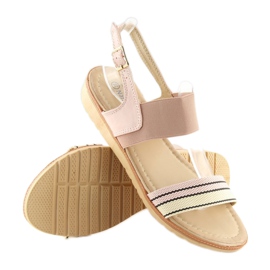 Sandalias rosa mujer J1024-A4 rosa 1
