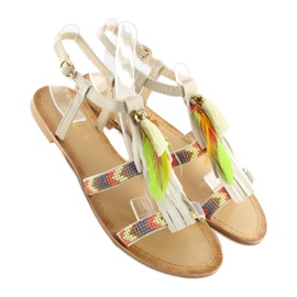 Sandalias estilo boho en beige LQ-2662 Beige 2 Sandalias estilo boho en beige LQ-2662 Beige 2