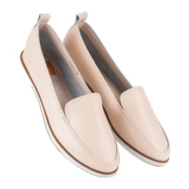 Mazaro Mocasín piel beige 1