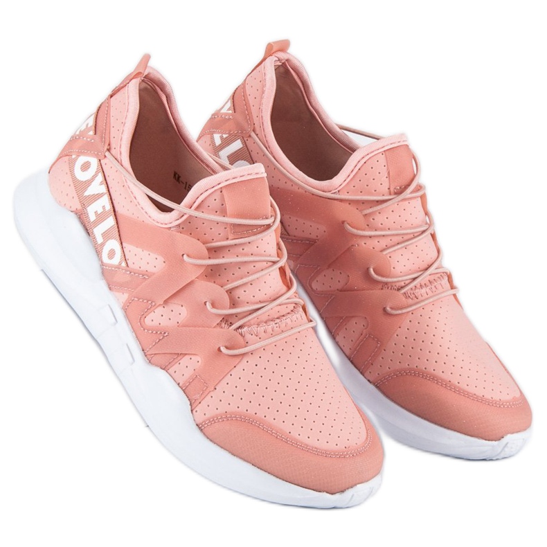 Calzado deportivo de moda blanco rosado 1 Calzado deportivo de moda blanco rosado 1