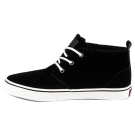 Andy Z Zapatillas tobilleras de ante negro 1