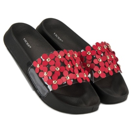 Vices Zapatillas de vicios de mujer con estilo. rojo 1