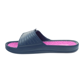 American Club Zapatillas de agua azul marino americanas rosa 3