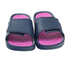 American Club Zapatillas de agua azul marino americanas rosado 4