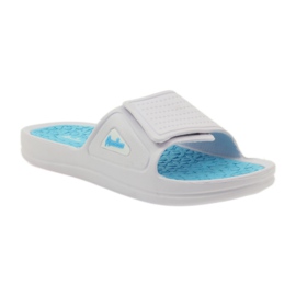American Club zapatillas de piscina de mujer americanas blanco azul 1 American Club zapatillas de piscina de mujer americanas blanco azul 1