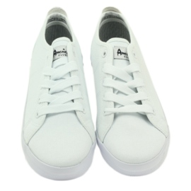 American Club Zapatillas deportivas de mujer americanas zapatillas blancas. blanco 3