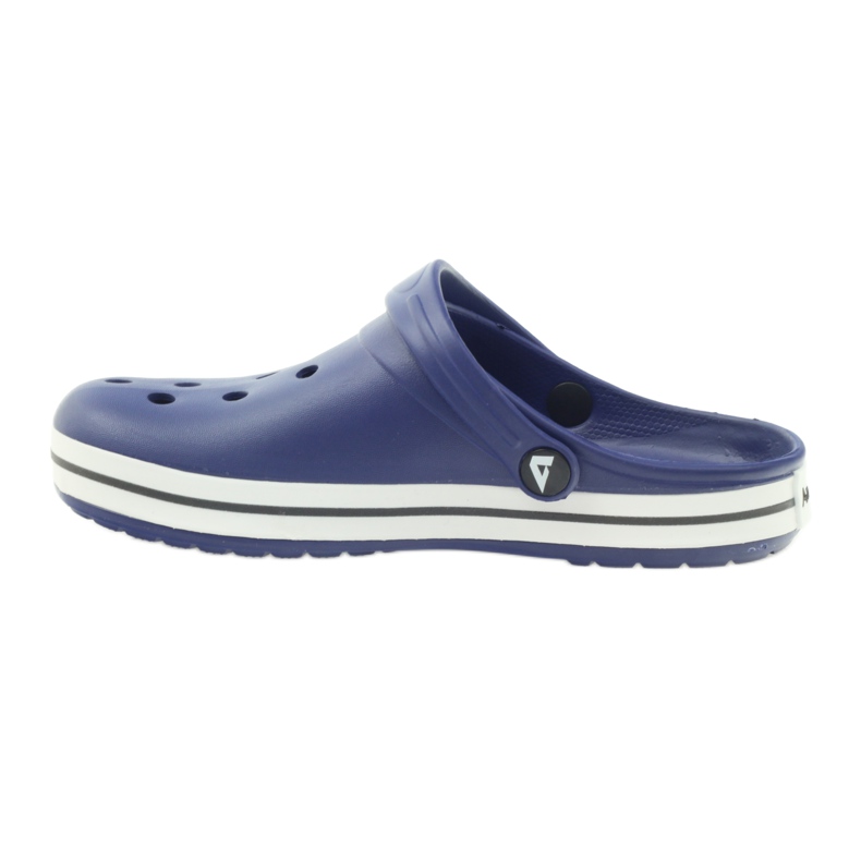American Club Crocs zuecos zapatillas azul marino sandalias 2