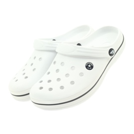 American Club Sandalias blancas zuecos de Kroks blanco 4