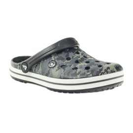 American Club Kroks clogsy slippers camo sandalias negro gris verde 1