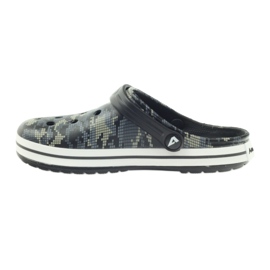 American Club Kroks clogsy slippers camo sandalias negro gris verde 2