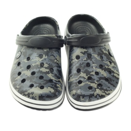 American Club Kroks clogsy slippers camo sandalias negro gris verde 3
