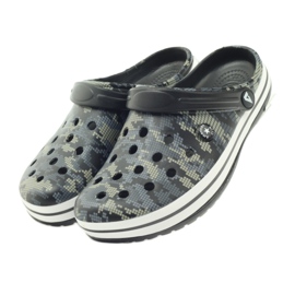 American Club Kroks clogsy slippers camo sandalias negro gris verde 4