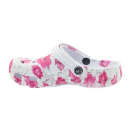 American Club pantuflas americanas para niños kroks flores blanco gris rosado 2 American Club pantuflas americanas para niños kroks flores blanco gris rosado 2
