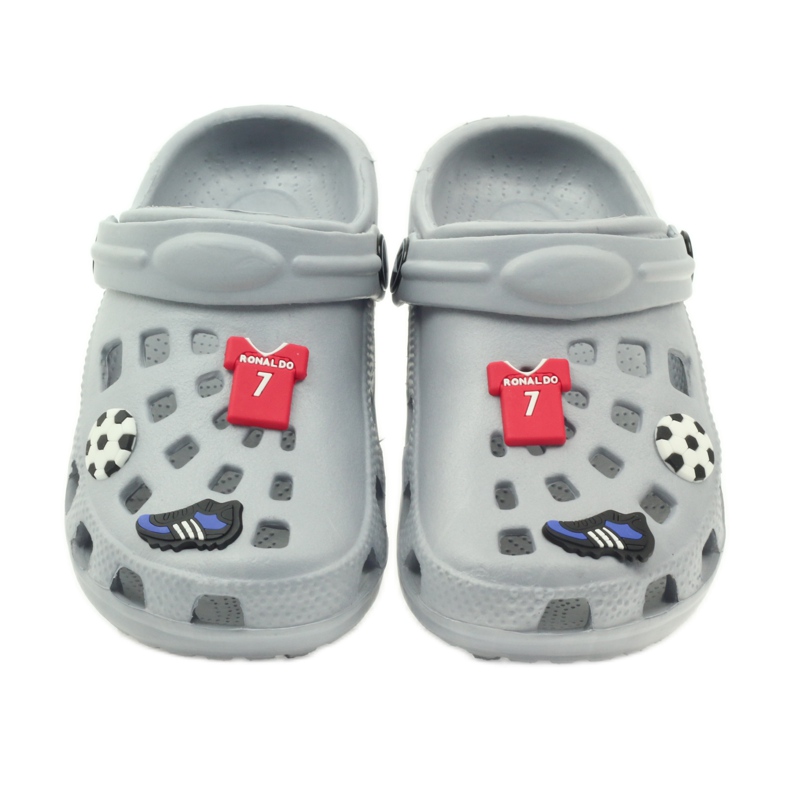 American Club Pantuflas zuecos Ronaldo gris americano 3