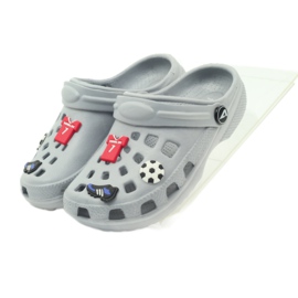 American Club Pantuflas zuecos Ronaldo gris americano 4