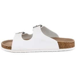 American Club Pantuflas americanas blancas blanco 2