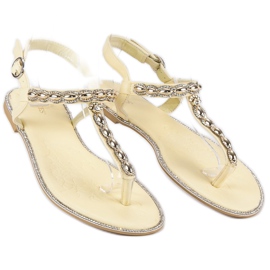 Chanclas VICES elegantes amarillo 1 Chanclas VICES elegantes amarillo 1