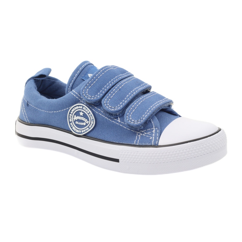 American Club Deportivas americanas blu velcro azul 1