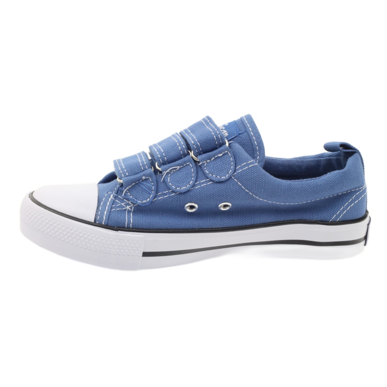 American Club Deportivas americanas blu velcro azul 2