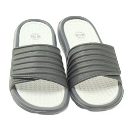 Chanclas Big Star perfiladas con velcro gris 3
