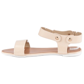 Vices Sandalias planas beige vicios 1