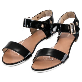 Vices Sandalias vicios planas negras negro 1