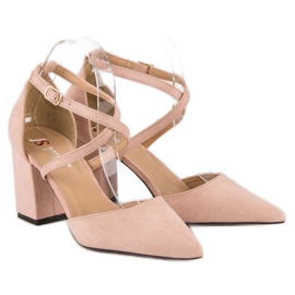 Seastar Sandalias elegantes de ante rosado 5