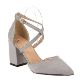 Seastar Sandalias elegantes de ante gris 2