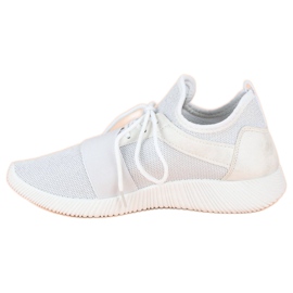 Zapatos sin cordones blancos 4