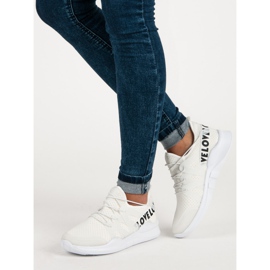Calzado deportivo de moda blanco negro 2