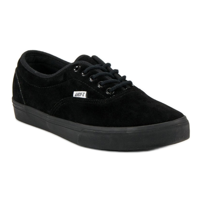 Andy Z Zapatillas con cordones para hombre negro 1 Andy Z Zapatillas con cordones para hombre negro 1