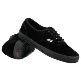 Andy Z Zapatillas con cordones para hombre negro 3