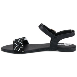 Vices Elegantes sandalias planas vicios negro 1