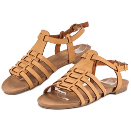 Cómodas sandalias de verano marrón 2
