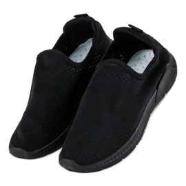Calzado deportivo calado sin cordones negro 1 Calzado deportivo calado sin cordones negro 1