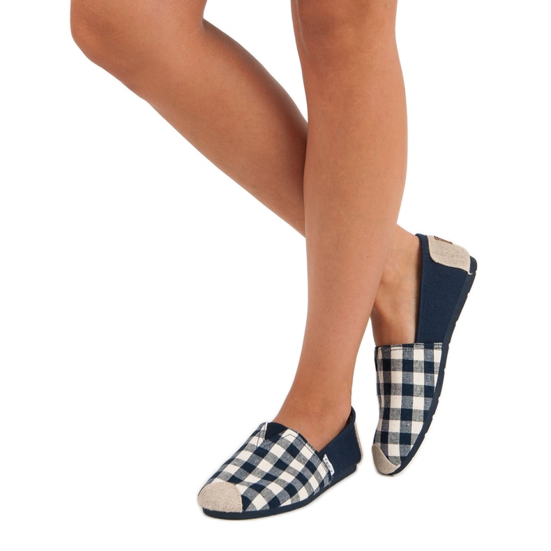L. Day Slipon cuadros azul marino marrón 1 L. Day Slipon cuadros azul marino marrón 1