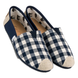 L. Day Slipon cuadros azul marino marrón 2 L. Day Slipon cuadros azul marino marrón 2