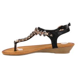 Chanclas elegantes negro 4