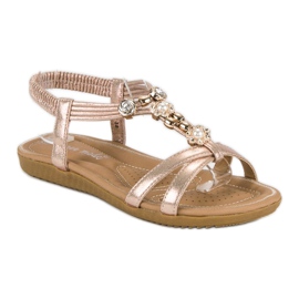 Super Mode Sandalias de mujer con estilo rosado 2