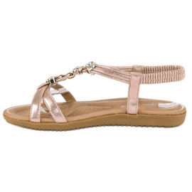 Super Mode Sandalias de mujer con estilo rosado 3