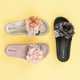 Seastar Zapatillas casa flores mujer amarillo 6