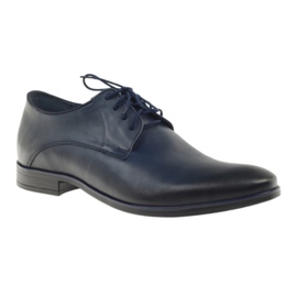 Nikopol Zapatos formales de hombres de Nikople 1644 azul marino 1