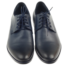 Nikopol Zapatos formales de hombres de Nikople 1644 azul marino 3