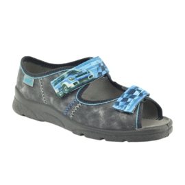 Sandalias Befado 969y117 gris azul 1 Sandalias Befado 969y117 gris azul 1