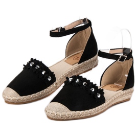 Alpargatas negras negro 4