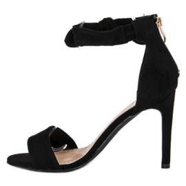 Bestelle Sandalias cremallera ante negro 1